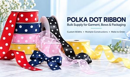 Polka Dot Ribbon for B2B Buyers: Specifications, Applications & Sourcing
