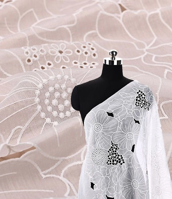 Elegant Laser Embroidery Lace