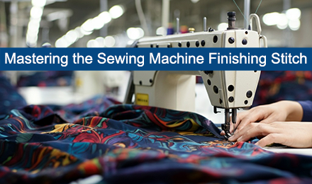 Chinese Factory Tutorial on Sewing Machine Finishing Stitches
