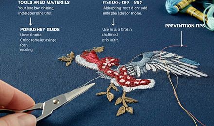 How to Fix Loose Embroidery Threads