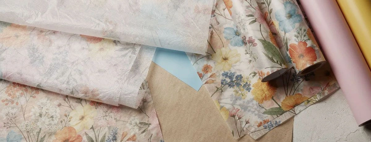 kertas pembungkus bunga grosir