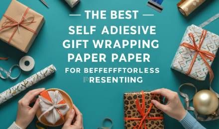 The Best Self Adhesive Gift Wrapping Paper for Effortless Presenting