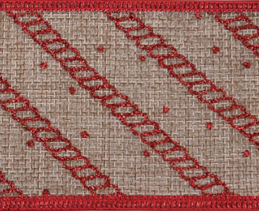 Polyester Fabric Christmas Ribbon